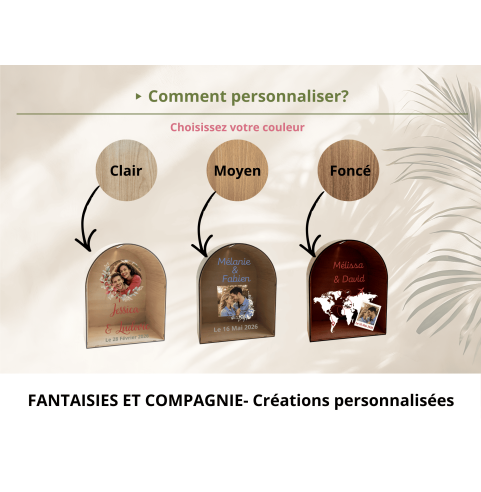 URNE MARIAGE ALCÔVE PERSONNALISÉE