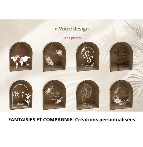 URNE MARIAGE ALCÔVE PERSONNALISÉE