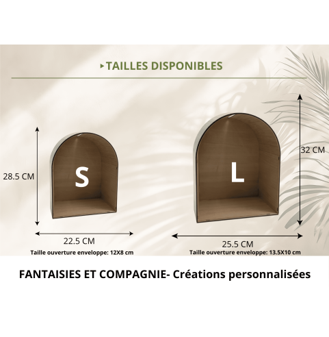 URNE MARIAGE ALCÔVE PERSONNALISÉE