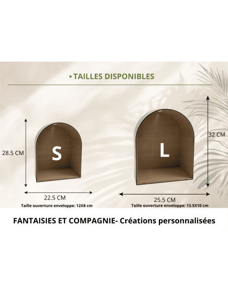 URNE MARIAGE ALCÔVE PERSONNALISÉE