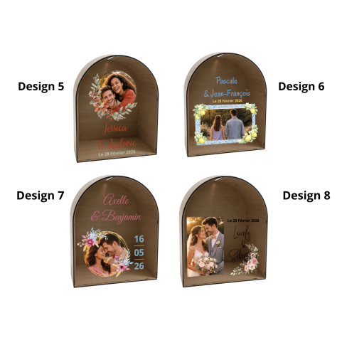 URNE MARIAGE ALCÔVE PERSONNALISÉE