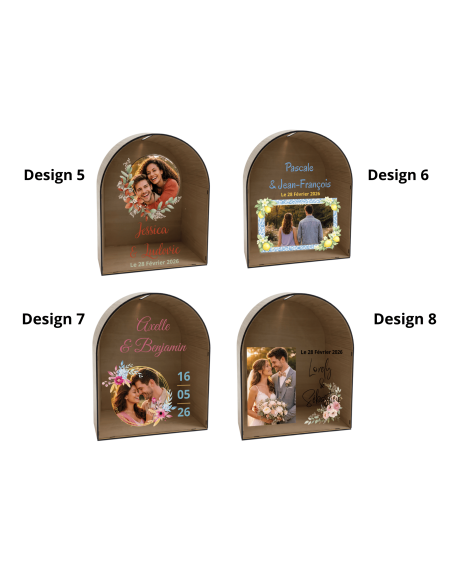 URNE MARIAGE ALCÔVE PERSONNALISÉE