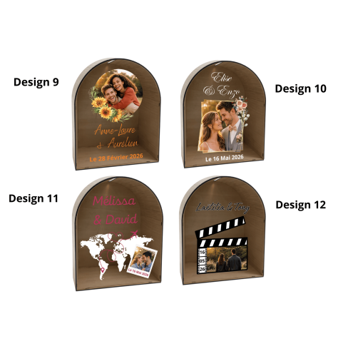 URNE MARIAGE ALCÔVE PERSONNALISÉE