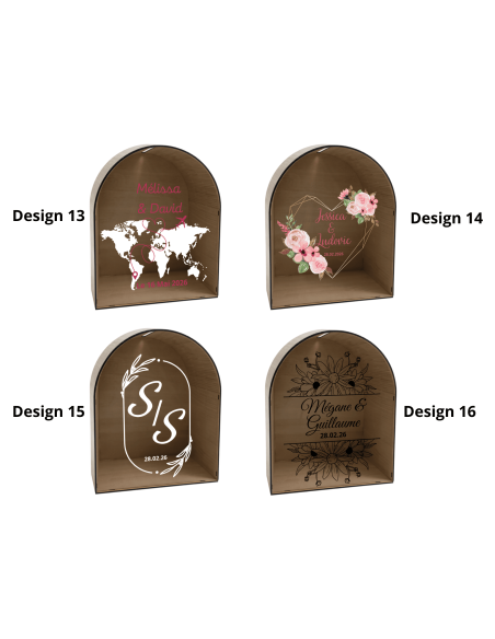 URNE MARIAGE ALCÔVE PERSONNALISÉE