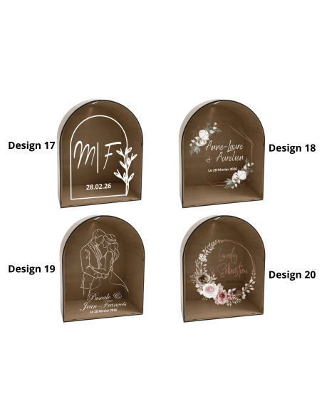 URNE MARIAGE ALCÔVE PERSONNALISÉE