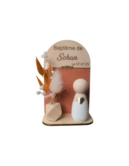 Cadeau Invité Fleuri Personnalisé : Alternative Dragées Baptême, Communion, Mariage