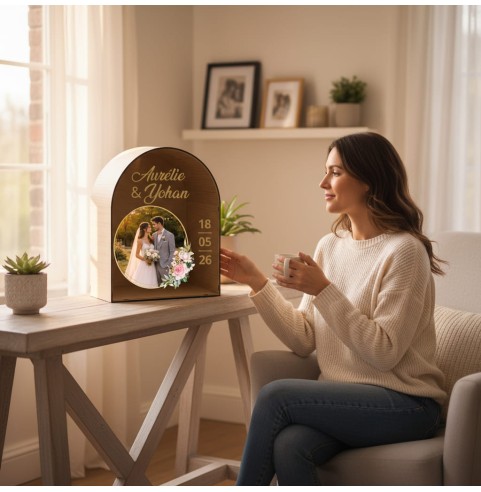 URNE MARIAGE ALCÔVE PERSONNALISÉE