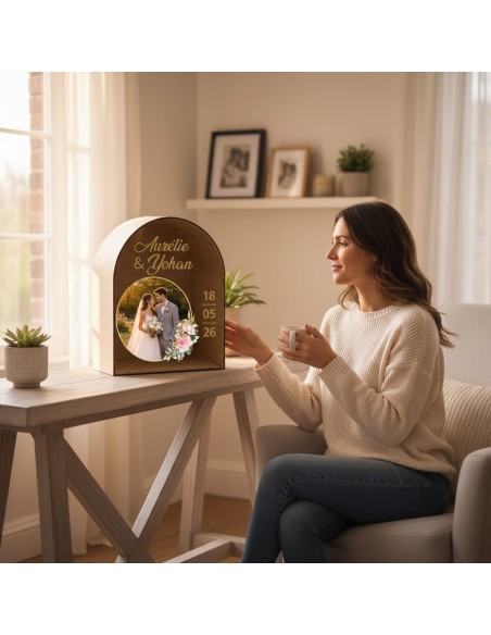URNE MARIAGE ALCÔVE PERSONNALISÉE