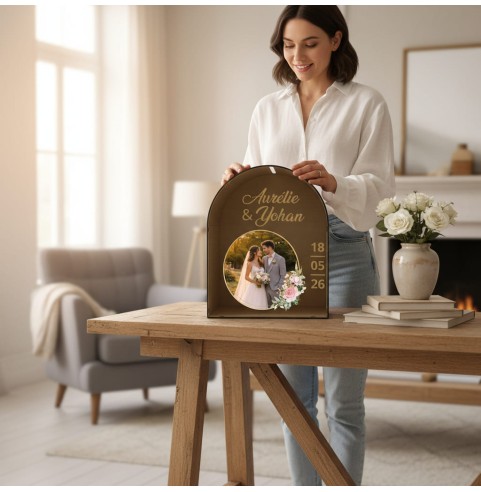 URNE MARIAGE ALCÔVE PERSONNALISÉE