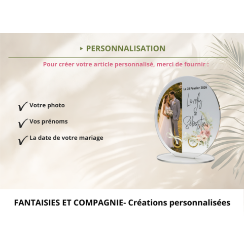 Support alliances mariage personnalisé en...