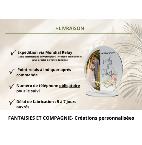 Support alliances mariage personnalisé en...