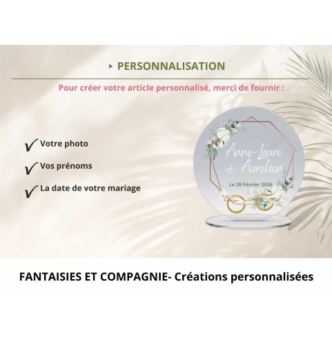Support alliances mariage personnalisé en...