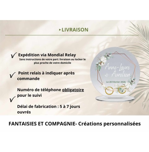 Support alliances mariage personnalisé en...