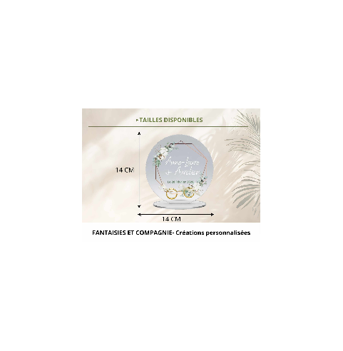 Support alliances mariage personnalisé en...