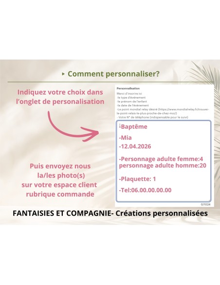 Cadeau Photo Personnalisé-Baptême Communion Souvenir Acrylique